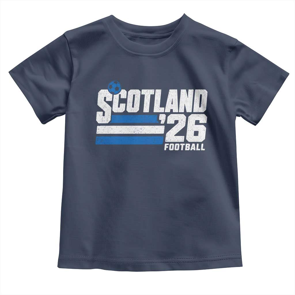 Scotland Football Fan Toddler T Shirt Scottish Soccer Supporter Scottish Flag 2026