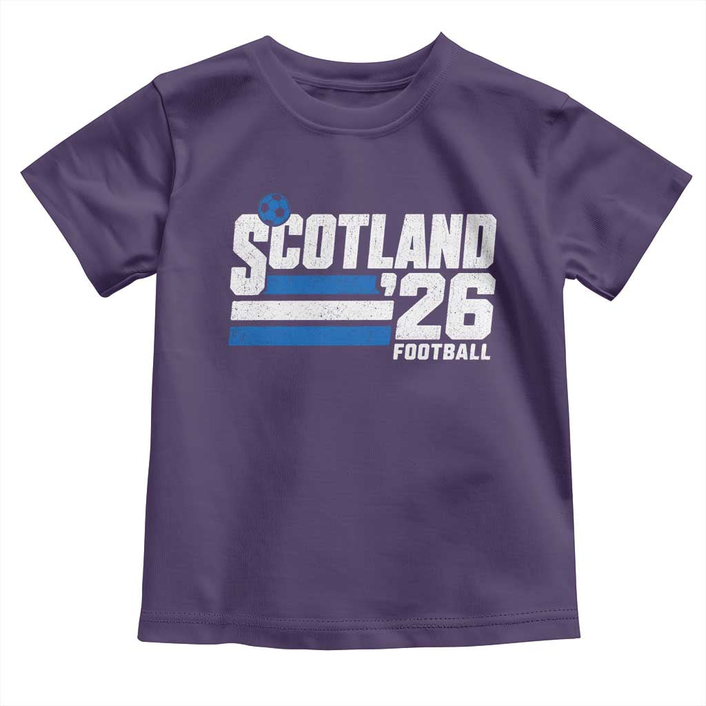 Scotland Football Fan Toddler T Shirt Scottish Soccer Supporter Scottish Flag 2026