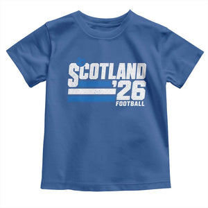 Scotland Football Fan Toddler T Shirt Scottish Soccer Supporter Scottish Flag 2026