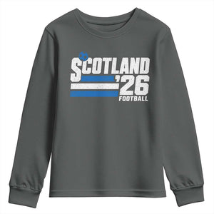 Scotland Football Fan Youth Sweatshirt Scottish Soccer Supporter Scottish Flag 2026