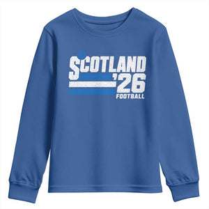 Scotland Football Fan Youth Sweatshirt Scottish Soccer Supporter Scottish Flag 2026