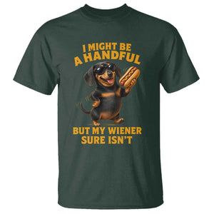 Funny Embarrassing Dachshund T Shirt Wiener Hot Dog Pun Crude Cringey Inappropriate Humor