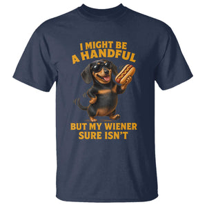 Funny Embarrassing Dachshund T Shirt Wiener Hot Dog Pun Crude Cringey Inappropriate Humor