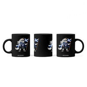 Funny Scotland Unicorn Coffee Mug Cool Scottish Unicorn with Kilt Flag Scotland Pride Football Fans