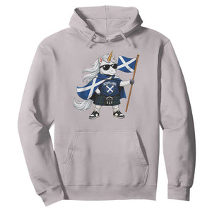 Funny Scotland Unicorn Hoodie Cool Scottish Unicorn with Kilt Flag Scotland Pride Football Fans