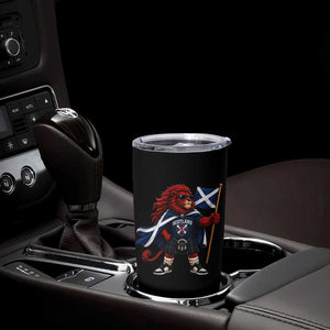 Proud Scotland Rampant Lion Tumbler Cup Scottish Flag Red Lion Mascot with Kilt Football Fans