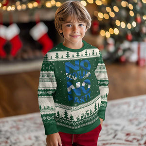 No Scotland No Party Scottish Ugly Christmas Sweater Retro Scottish Banner Fan Scotland Flag