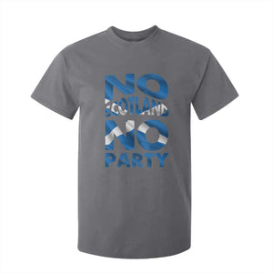 No Scotland No Party Scottish T Shirt For Kid Retro Scottish Banner Fan Scotland Flag