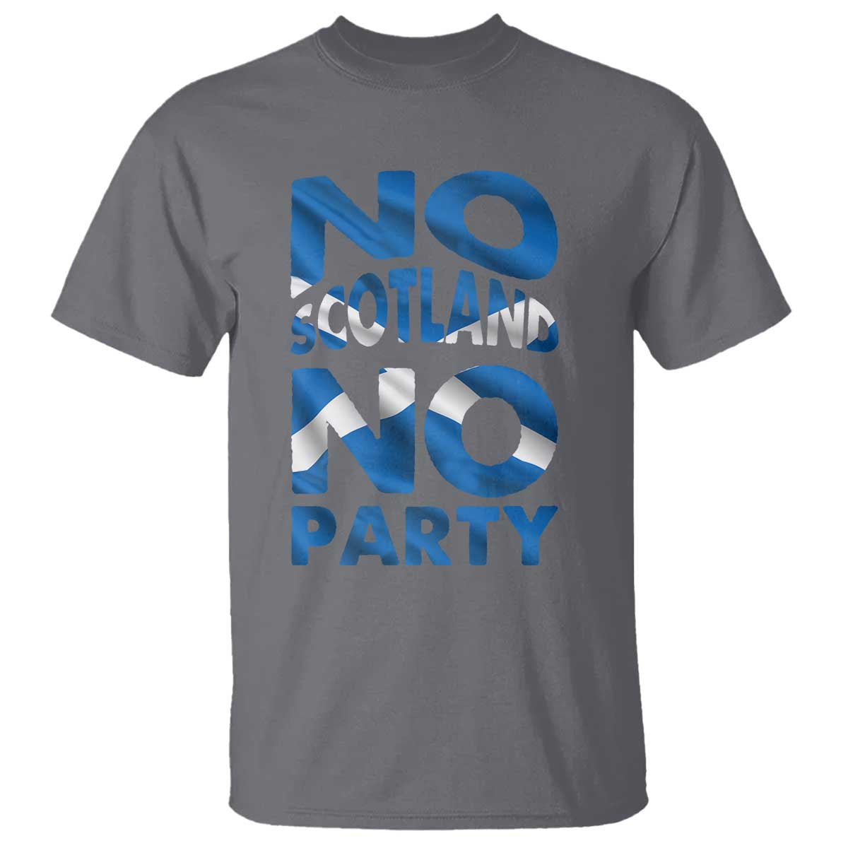 No Scotland No Party Scottish T Shirt Retro Scottish Banner Fan Scotland Flag