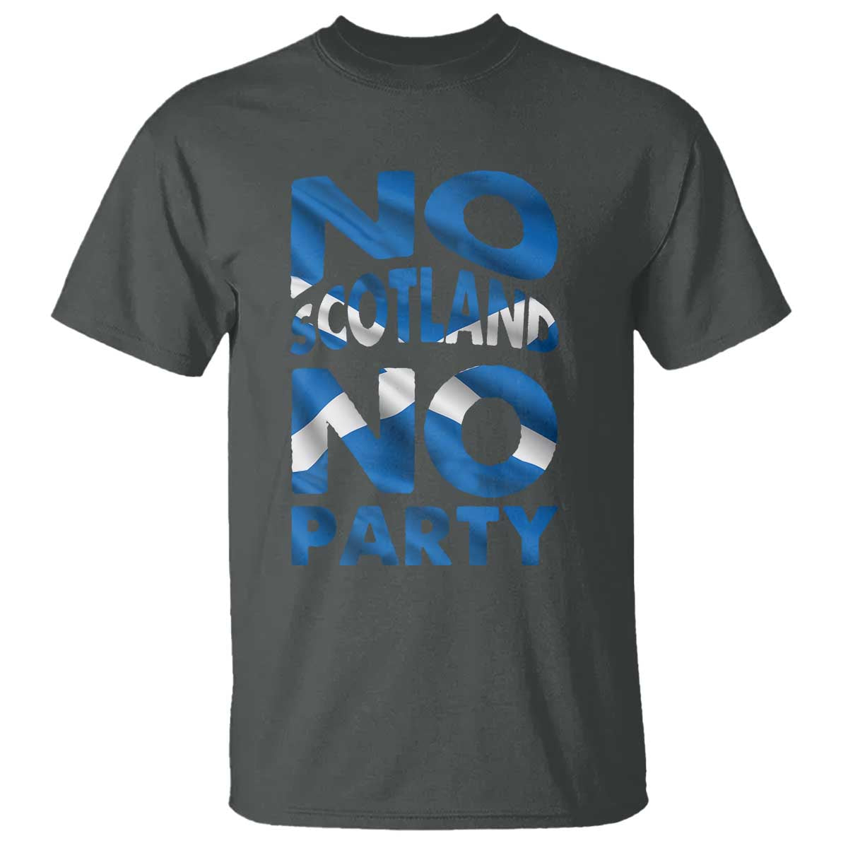 No Scotland No Party Scottish T Shirt Retro Scottish Banner Fan Scotland Flag