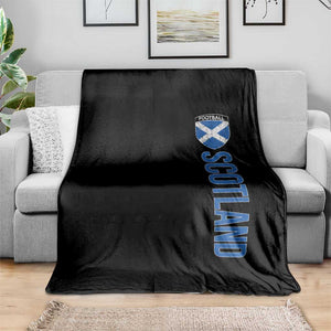 Scotland Soccer Throw Blanket Vintage SCOT Scottish Flag Graphic Football Fan