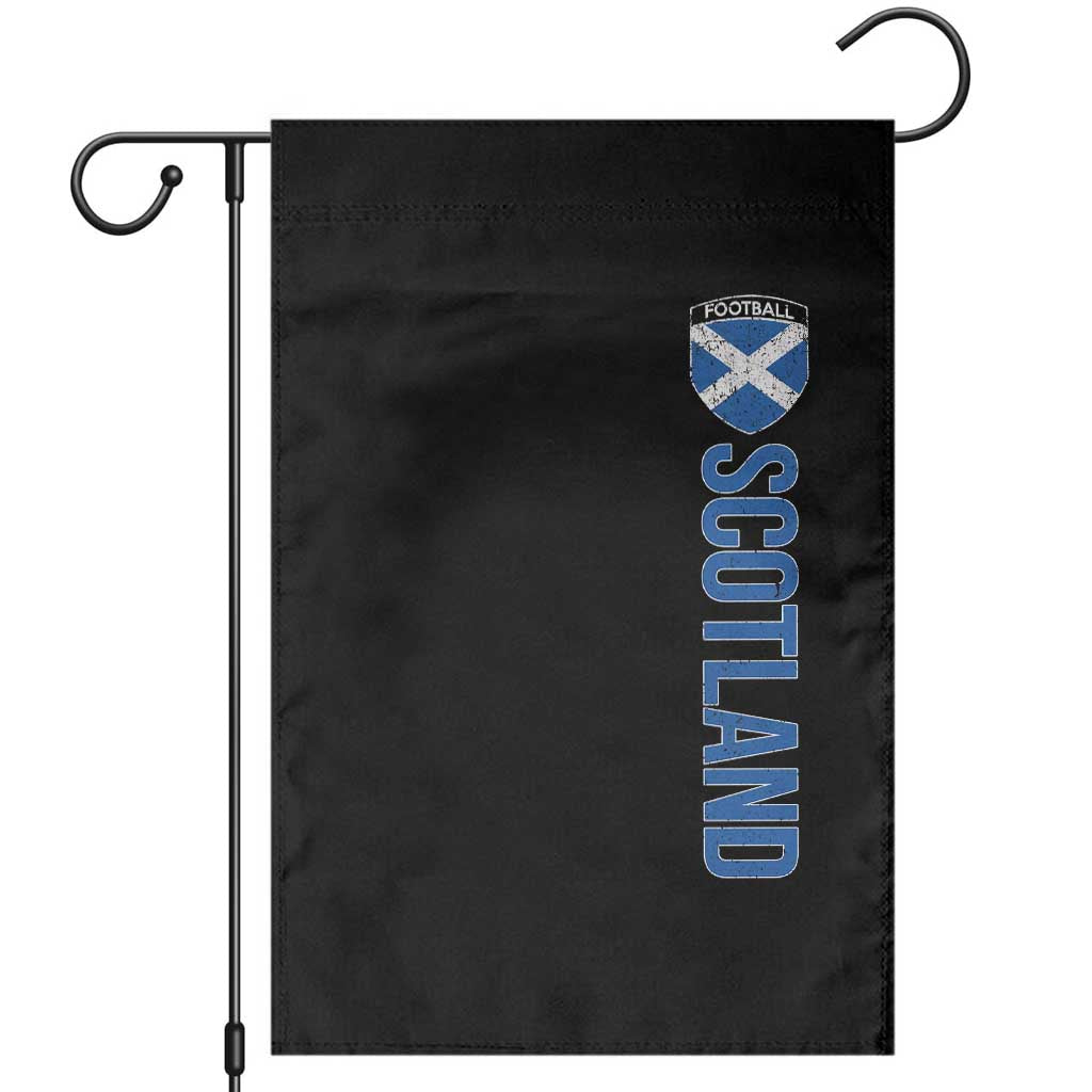 Scotland Soccer Garden Flag Vintage SCOT Scottish Flag Graphic Football Fan TS10 Black Print Your Wear