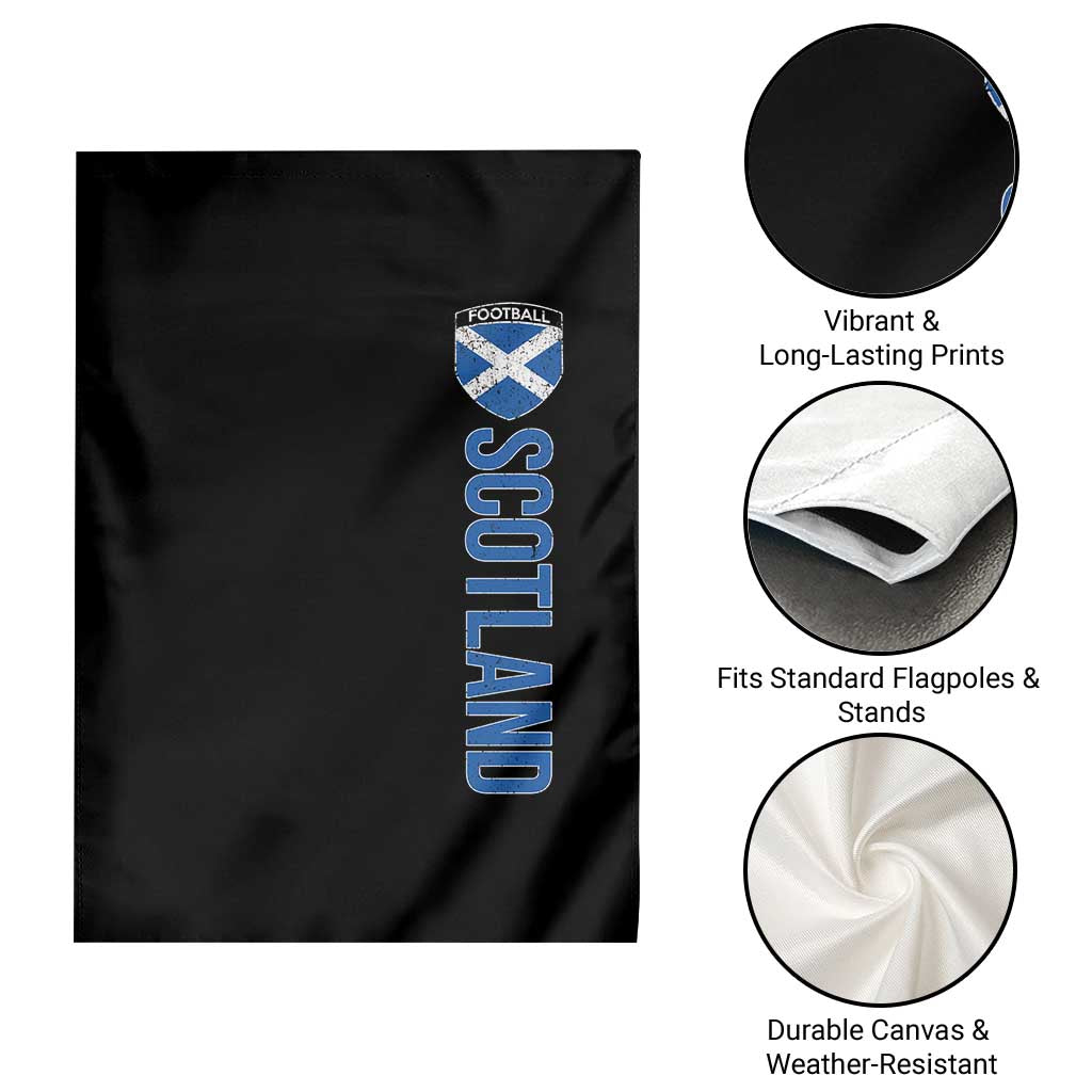 Scotland Soccer Garden Flag Vintage SCOT Scottish Flag Graphic Football Fan