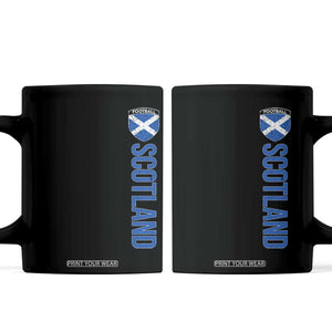 Scotland Soccer Coffee Mug Vintage SCOT Scottish Flag Graphic Football Fan