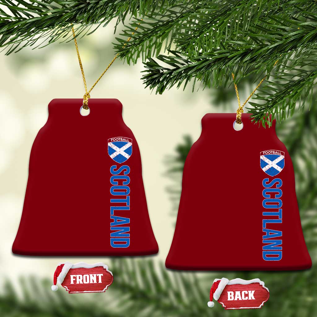 Scotland Soccer Ceramic Ornament Vintage SCOT Scottish Flag Graphic Football Fan