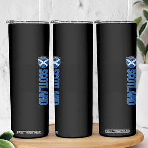 Scotland Soccer Skinny Tumbler Vintage SCOT Scottish Flag Graphic Football Fan