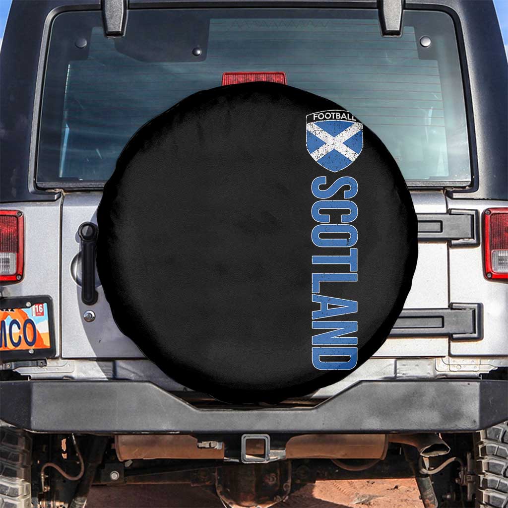 Scotland Soccer Spare Tire Cover Vintage SCOT Scottish Flag Graphic Football Fan