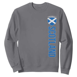 Scotland Soccer Sweatshirt Vintage SCOT Scottish Flag Graphic Football Fan