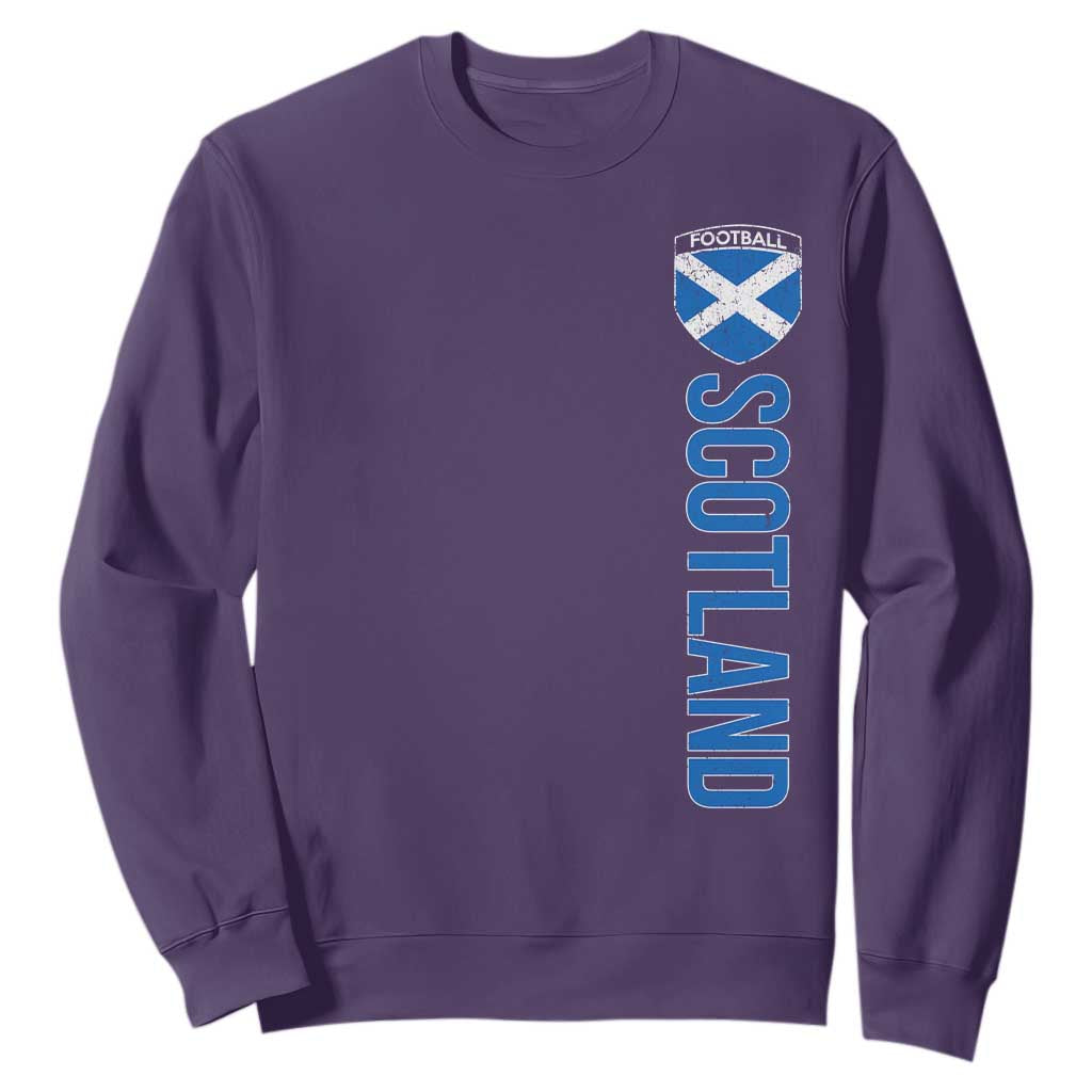 Scotland Soccer Sweatshirt Vintage SCOT Scottish Flag Graphic Football Fan
