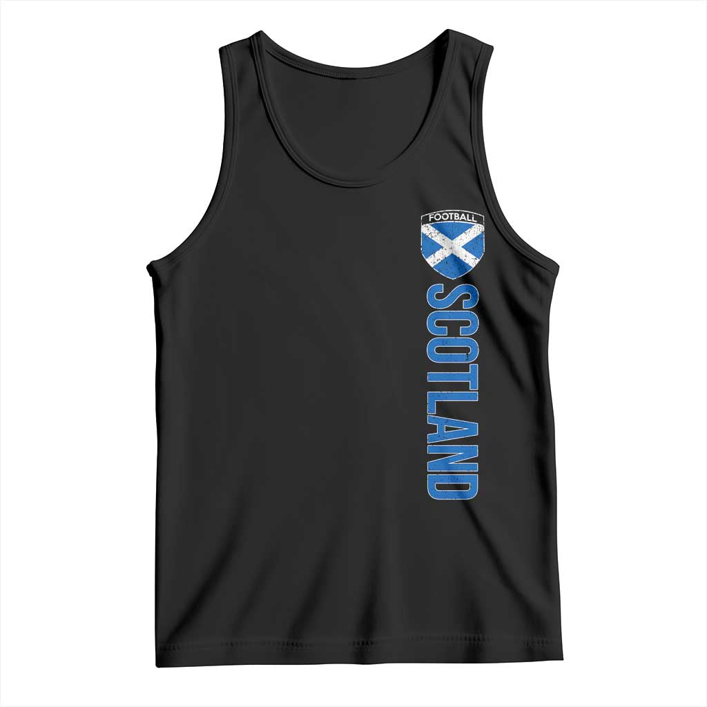 Scotland Soccer Tank Top Vintage SCOT Scottish Flag Graphic Football Fan