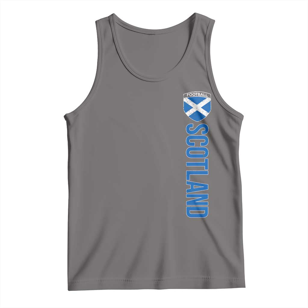 Scotland Soccer Tank Top Vintage SCOT Scottish Flag Graphic Football Fan