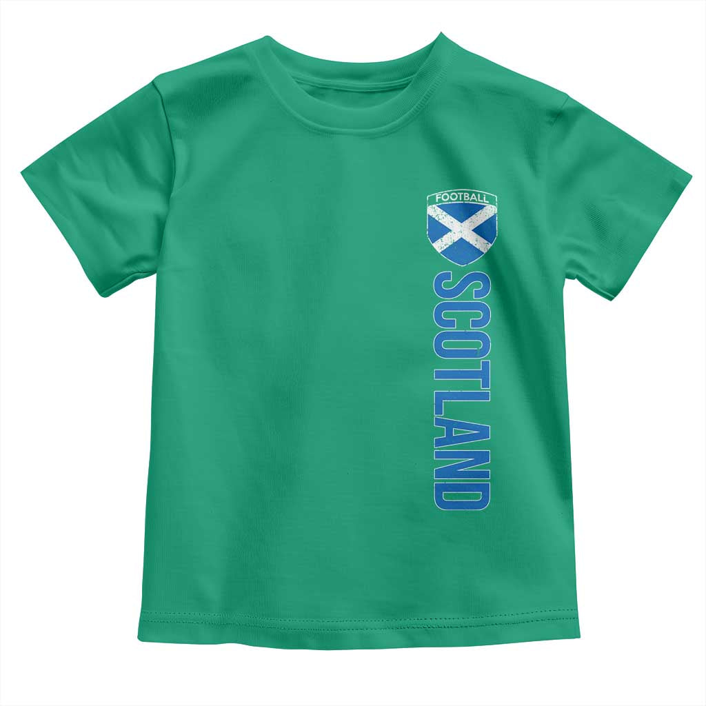 Scotland Soccer Toddler T Shirt Vintage SCOT Scottish Flag Graphic Football Fan