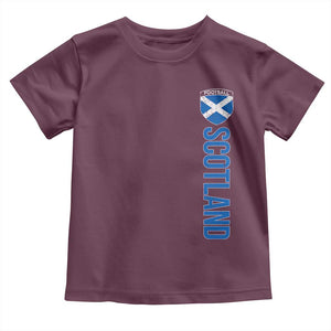 Scotland Soccer Toddler T Shirt Vintage SCOT Scottish Flag Graphic Football Fan