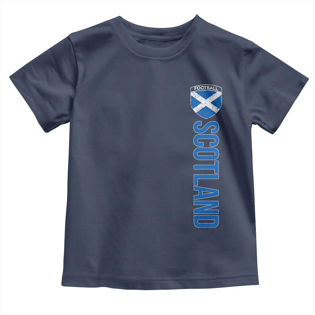Scotland Soccer Toddler T Shirt Vintage SCOT Scottish Flag Graphic Football Fan