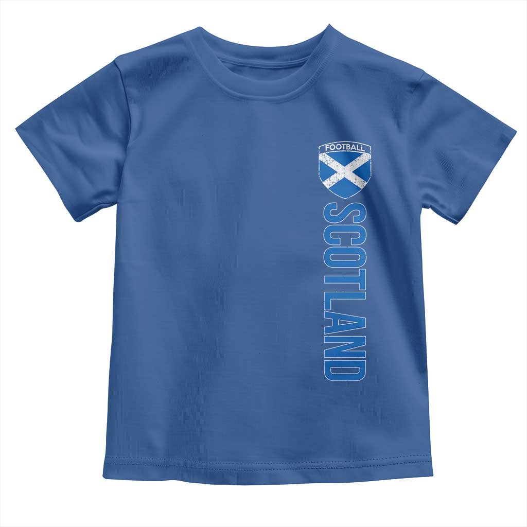 Scotland Soccer Toddler T Shirt Vintage SCOT Scottish Flag Graphic Football Fan