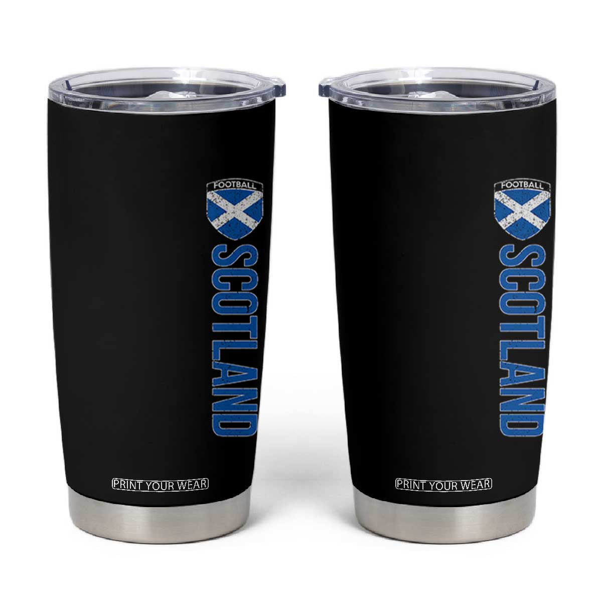 Scotland Soccer Tumbler Cup Vintage SCOT Scottish Flag Graphic Football Fan