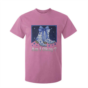 Am I Okay T Shirt For Kid Boot Cowgirl Coquette Bow TS10 Azalea Print Your Wear