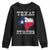 Strong Texas Youth Sweatshirt Distressed Flag Texan Pride Flood Relief Disaster TS10 Black Print Your Wear