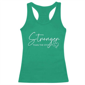 Strong Texas Flood Disaster Relief Racerback Tank Top Hill Country Flooding Survivor Texan TS10 Irish Green Print Your Wear