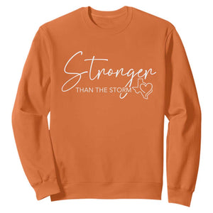 Strong Texas Flood Disaster Relief Sweatshirt Hill Country Flooding Survivor Texan TS10 Orange Print Your Wear