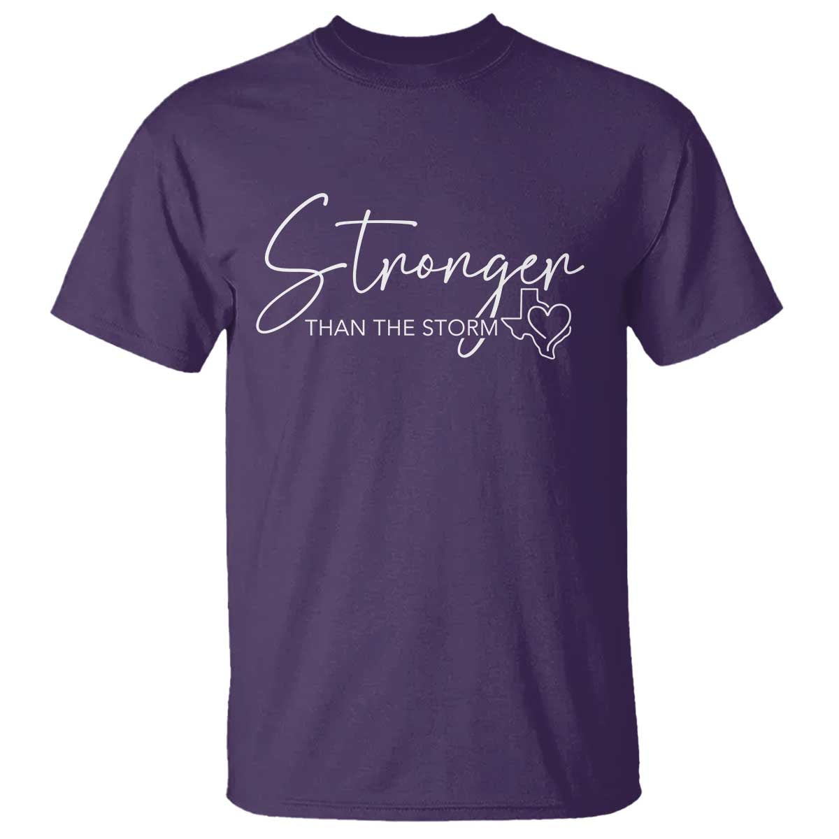 Strong Texas Flood Disaster Relief T Shirt Hill Country Flooding Survivor Texan TS10 Purple Print Your Wear