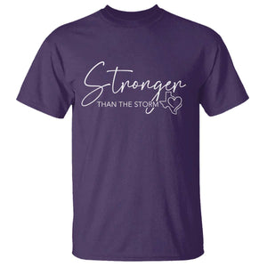 Strong Texas Flood Disaster Relief T Shirt Hill Country Flooding Survivor Texan TS10 Purple Print Your Wear