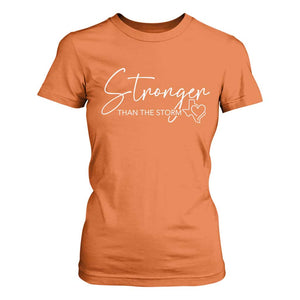 Strong Texas Flood Disaster Relief T Shirt For Women Hill Country Flooding Survivor Texan TS10 Orange Print Your Wear