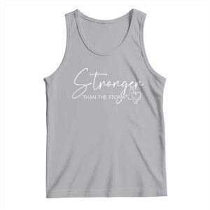 Strong Texas Flood Disaster Relief Tank Top Hill Country Flooding Survivor Texan TS10 Athletic Heather Print Your Wear