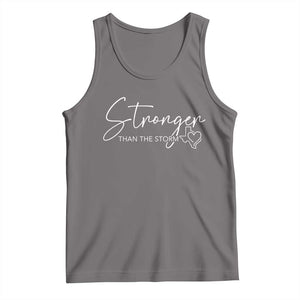 Strong Texas Flood Disaster Relief Tank Top Hill Country Flooding Survivor Texan TS10 Deep Heather Print Your Wear