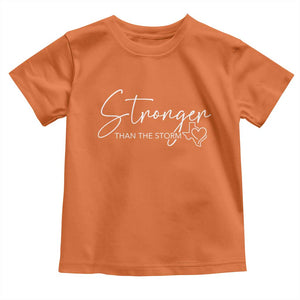 Strong Texas Flood Disaster Relief Toddler T Shirt Hill Country Flooding Survivor Texan TS10 Orange Print Your Wear
