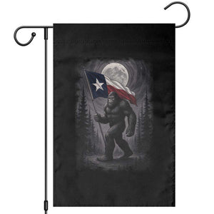 Bigfoot Texas Garden Flag Forest Sasquatch Loves Rock On Hand Texas Flag TS10 Black Print Your Wear