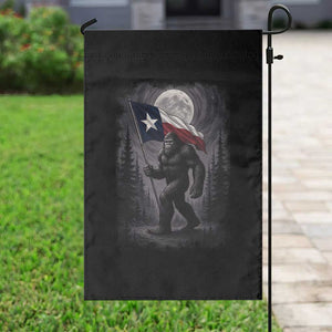 Bigfoot Texas Garden Flag Forest Sasquatch Loves Rock On Hand Texas Flag TS10 Print Your Wear