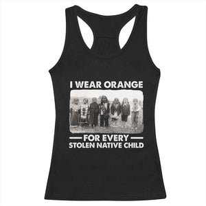 I Wear Orange For Every American Native Child Racerback Tank Top TS10 Black Print Your Wear