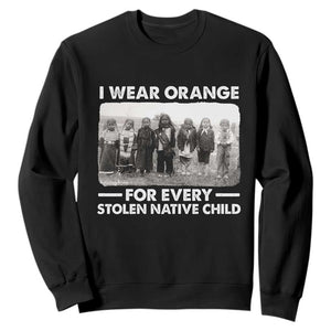 I Wear Orange For Every American Native Child Sweatshirt TS10 Black Print Your Wear