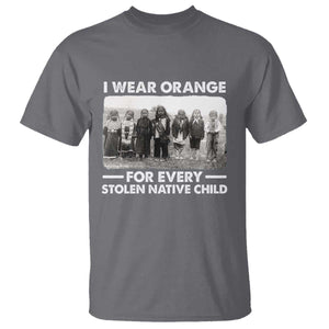 I Wear Orange For Every American Native Child T Shirt TS10 Charcoal Print Your Wear