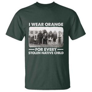 I Wear Orange For Every American Native Child T Shirt TS10 Dark Forest Green Print Your Wear