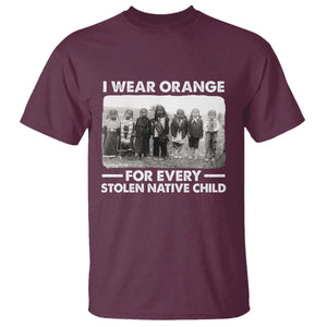 I Wear Orange For Every American Native Child T Shirt TS10 Maroon Print Your Wear