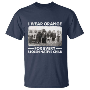 I Wear Orange For Every American Native Child T Shirt TS10 Navy Print Your Wear