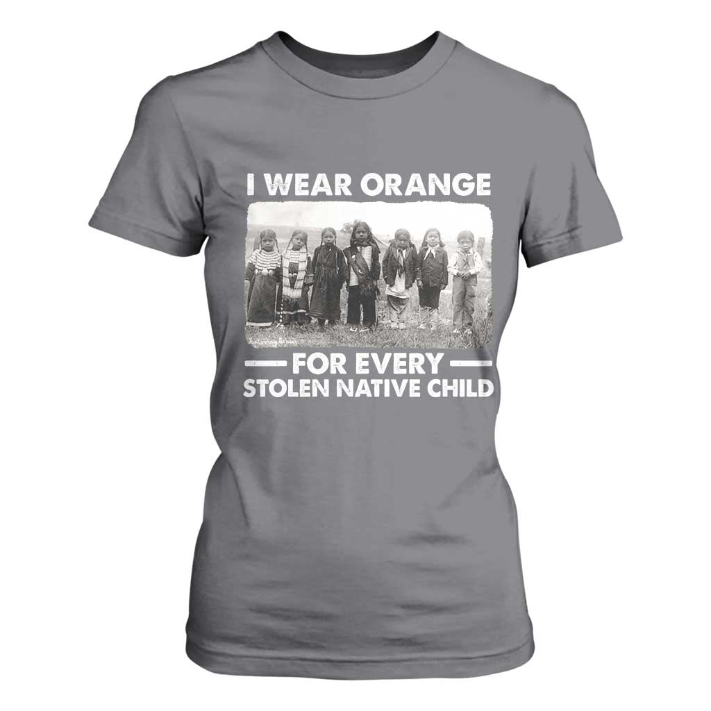 I Wear Orange For Every American Native Child T Shirt For Women TS10 Charcoal Print Your Wear