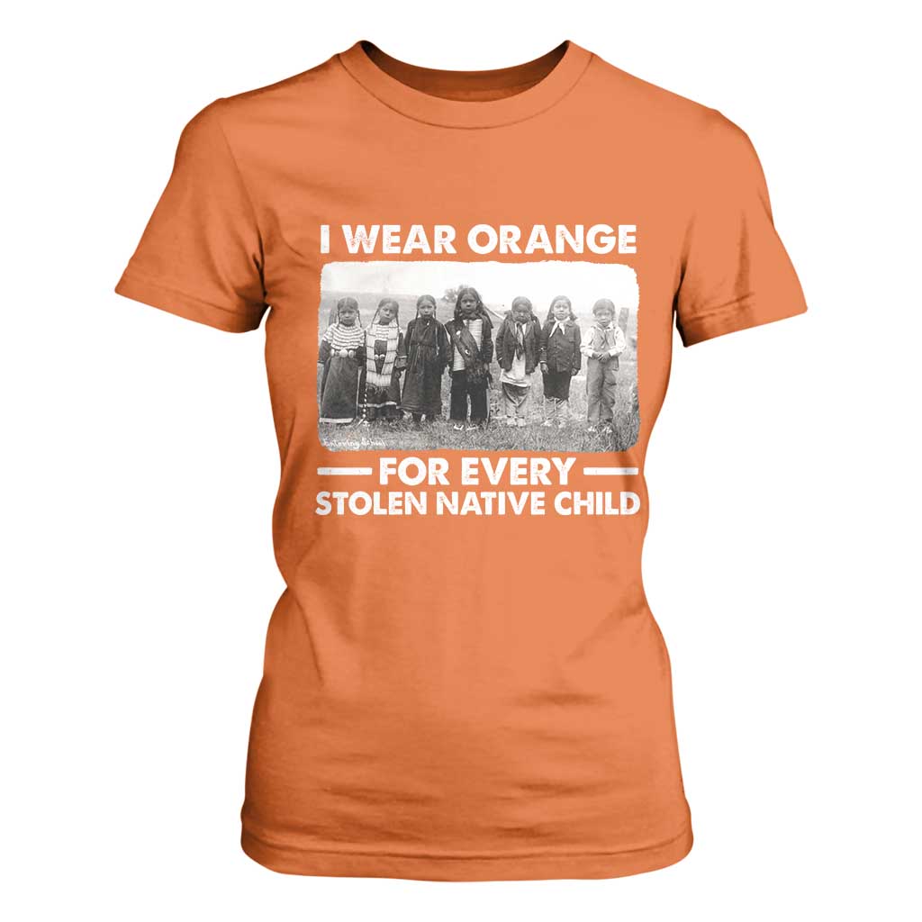 I Wear Orange For Every American Native Child T Shirt For Women TS10 Orange Print Your Wear